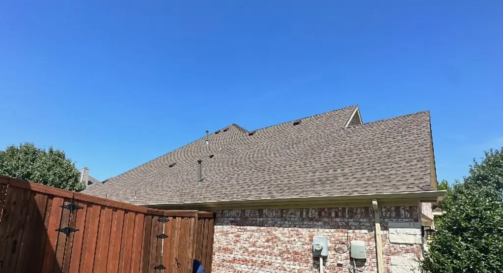 Completed roof replacement project in Columbine